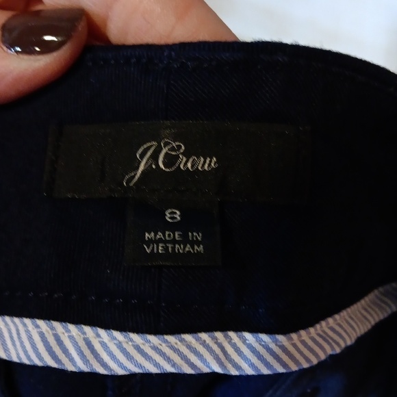J. Crew Chino Shorts 8 navy - Picture 5 of 6